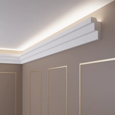 Schöne Stuckleiste LED Kinderzimmer , 10 Meter OL-28